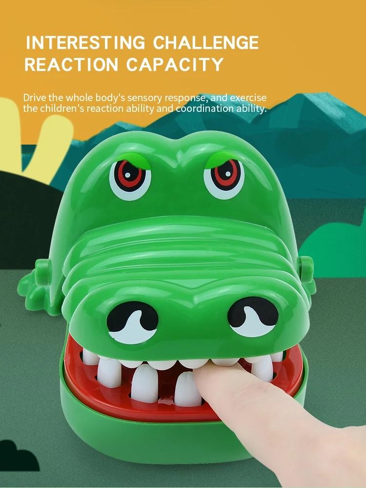 Crocodile Teeth Toys For Kids Alligator Biting Finger Dentist Games. Funny For Party And Children Game Of Pranks Kids Toys gift