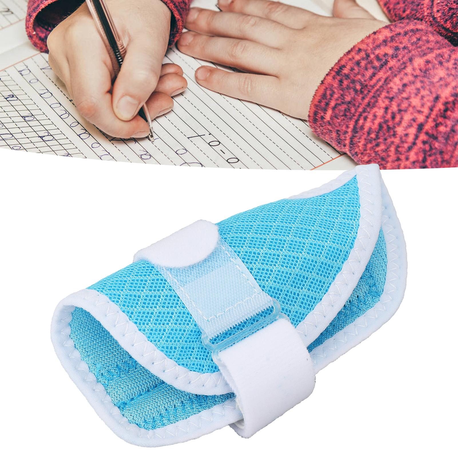 

Child Wrist Wrap Blue Mesh Wrist Compression Sleeve Practice Inner Hook Wrist Writing Correct
