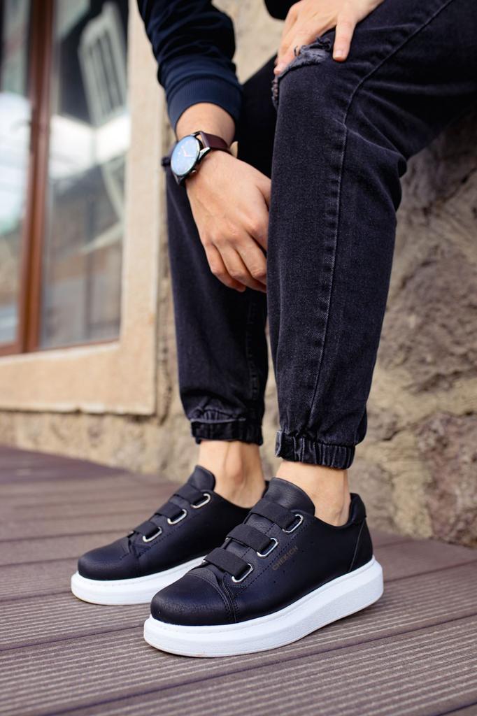 Chekich H Colecție Nouă CH253 Oglindă Pantof Non Bărbați Alb Negru Maro Cafeniu