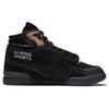 Li Ning 937 Deluxe Hi SP Synthetic Leather TPU Trendy Casual Lightweight High-Top Skate Shoes Men Sneakers Black AGBR097-2