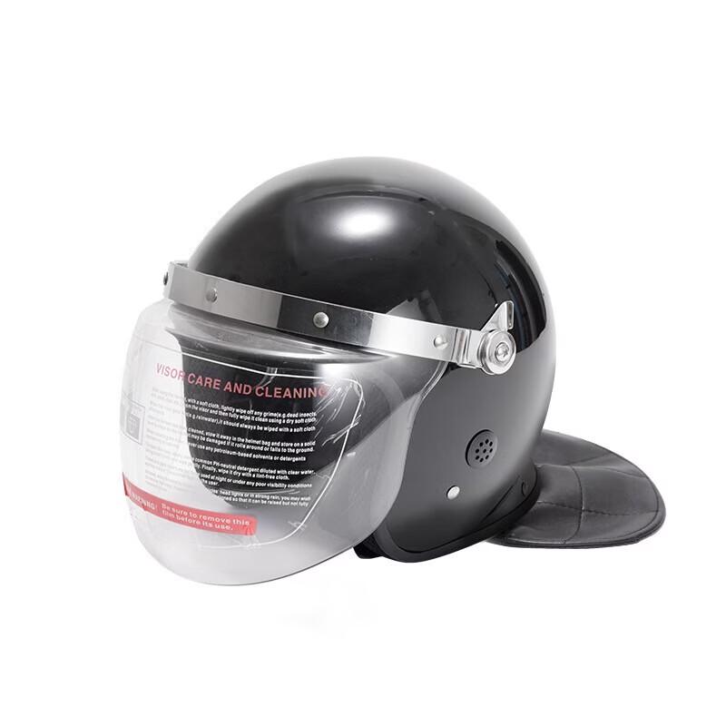 WEZHO Tactical Anti-Riot Helmet with PC Visor