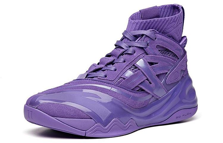 Men's Sneakers MARVEL X ANTA KT6 Basketball Shoes Men's High-top Palace Purple