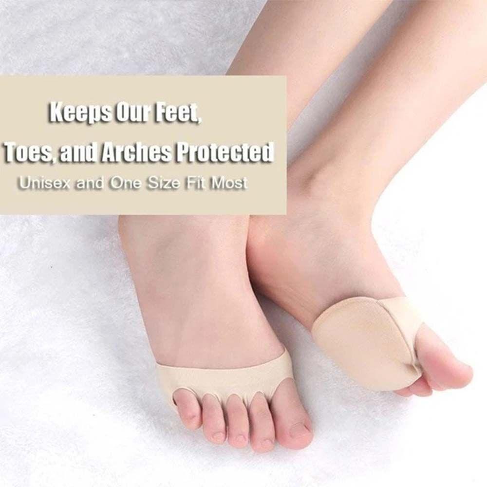 Hot Sale High Heels Pain Relief Honeycomb Forefoot Pad Toe Socks Non-Slip Foot Care