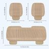 SEAMETAL Ice Silk Car Seat Cover Full Set Breathable Non-slip Car Seat Cover Protector Four Seasons Car Accessories
