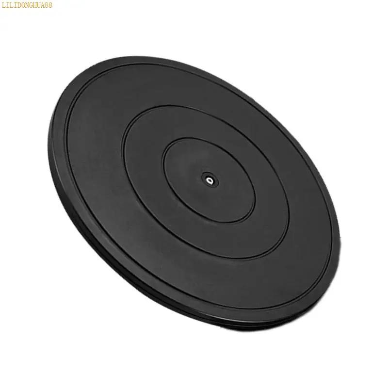 K1AE 360 Degree Rotating Craft Turntable Base for Sculpting Pottery Modeling and Photography PP Material Steel Ball Structure