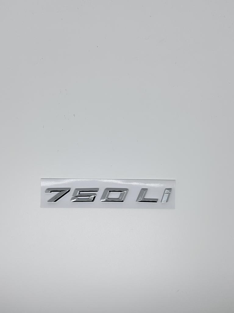 3D ABS Car Trunk Letters Logo Decals Badge Emblem Sticker For BMW 7 Series 730Li 740Li 745Li 750Li 760Li G11 G12 E38 E65 E66 F01