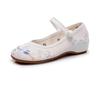 Lingyunhe Ethnic Embroidered Cowhide Soft Sole Dance Shoes for Women