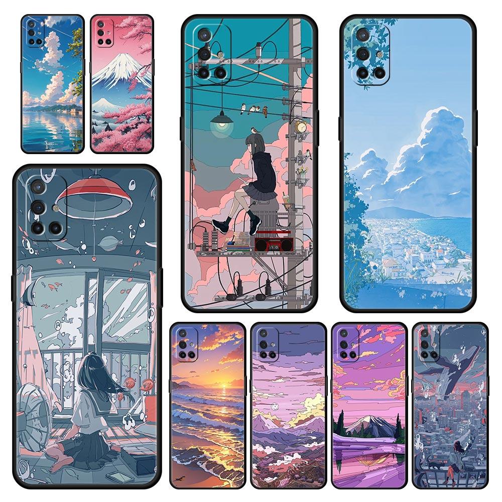 Phone Case For OnePlus 12 11 10 9 Pro 9T 12R 10R 9R 9RT 10T 8T 8 7 6T 7T Nord 2T CE 2 5G N200 N10 Cover Funda De Verano Sky Para