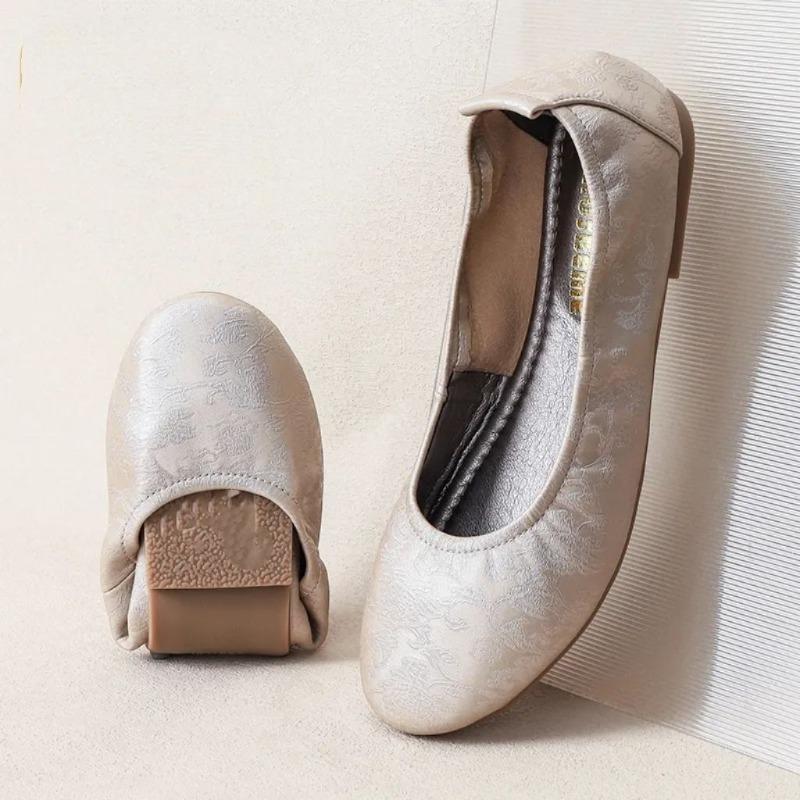 Fashion Shoes for Women Moccasins Slip-on Round Toe Woman Flats High Quality Fashion Comfortable and Elegant Young Casual Korean Style