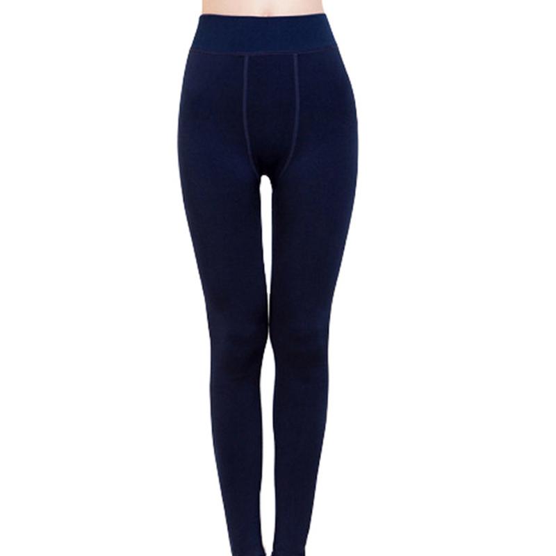 Medias cálidas para mujer, 8 colores, calentadores de piernas gruesos de invierno, leggings