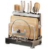 304 Stainless Steel Kitchen Knife and Chopping Board Holder