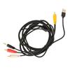 Digital Fiber Optical to Analog 2RCA 3.5mm Jack Stereo o Cable for TV DVD Network Set Top Box