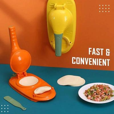 2'si 1 arada Verimli Hamur Makinesi Manuel Hamur Baskı Hamur Sarıcı Kalıp Hamur Presleme Aracı Mutfak Pasta Jiaozi Pişirme Aracı