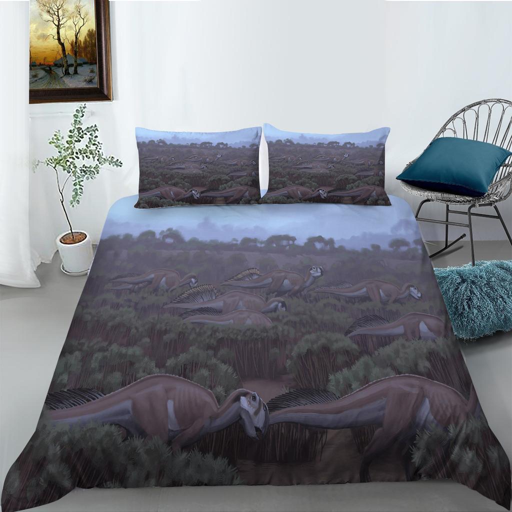 Dinosaur Series Polyester Bedding Two Or Three-Piece 3D Digital Printing