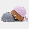 Casquette Docker en Coton Lettre Printemps Été Chapeau sans Visière Bonnets Skullies Casquettes de Propriétaire Marin pour Hommes et Femmes 13