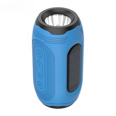 Altavoz Bluetooth Inalámbrico A4 Carga Solar para Exterior IPX5 Impermeable Sonido Batería Recargable con Micrófono
