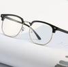 Fashion Classic Half Frame Reading Glasses Man Woman Luxury Designer Square Anti-Blue Light Eyewear Presbyopic Eyeglasses +1~+4