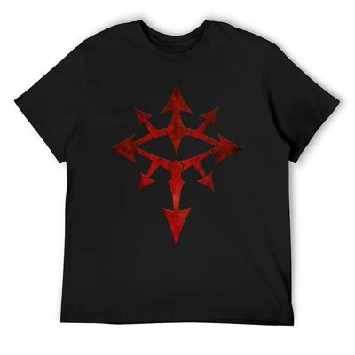 The Eye of Chaos T-Shirt Cheap Stuff Funny Shirt Cotton Blue Lock Plain Black T Shirts Men