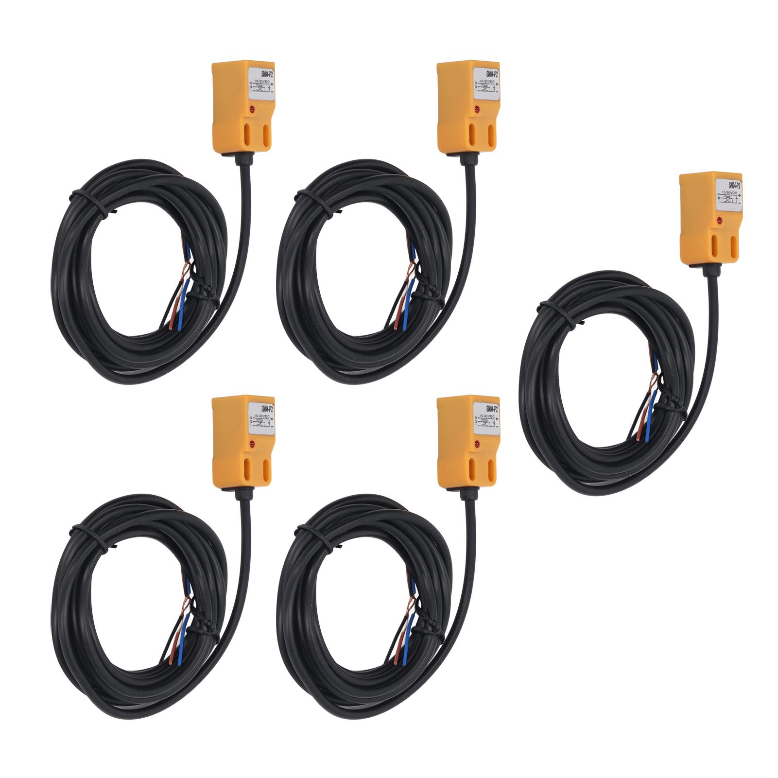 

5 шт. Датчик приближения, переключатель приближения NPN, нормально открытый 1030 В постоянного тока 100 мА для обнаружения