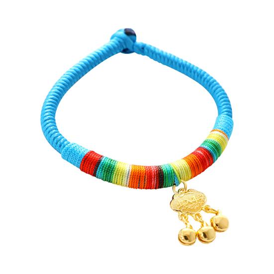 Pet Collar Vibrant Color Wear Resistant Polyester Pet Weave Longevity Lock Necklace Dog Collar Pet Supplies