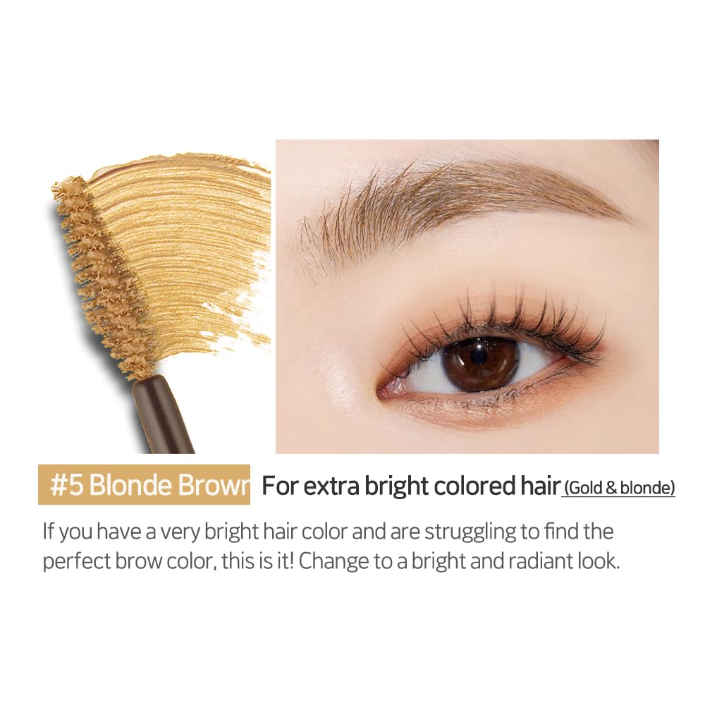 ETUDE Color My Brow Mascara Blondie Brown Eyebrow Mascara Eyebrow [Etude Official] / /