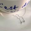 Simple Bead Wavy Earlines Small Short Earrings Temperament Chain Earrings New Style