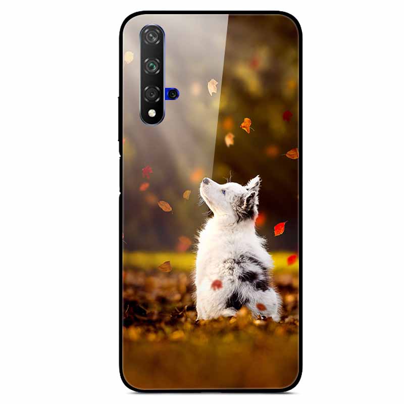 For Honor 20 Cases 20S 20Pro V20 Tempered Glass Hard Back Cover For Huawei Honor 20 Phone Cases Honor20 Pro Cover Honor20S V 20
