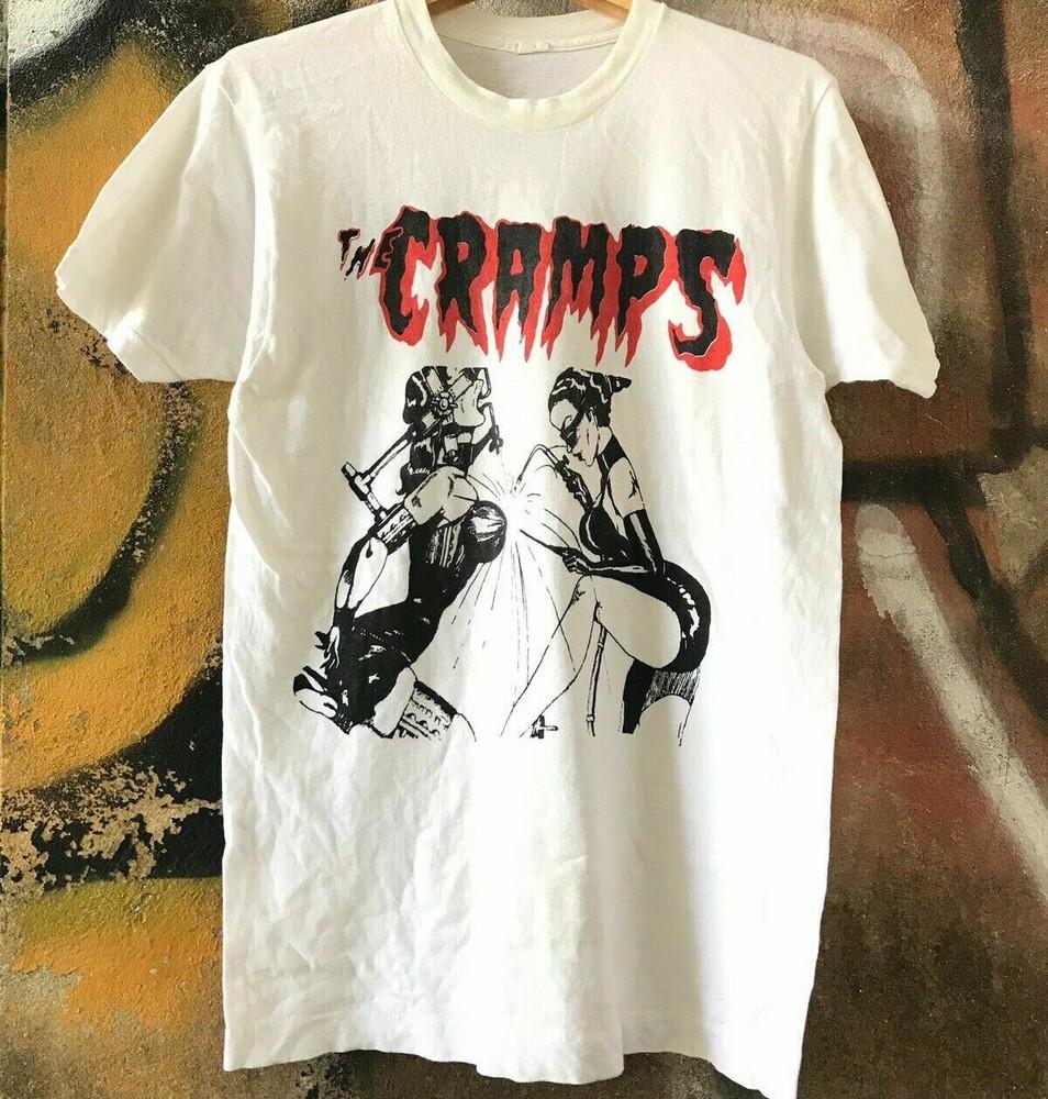 The Cramps Punkrock Gothabilly White Men S-234XL T-shirt Unisex T-Shirt