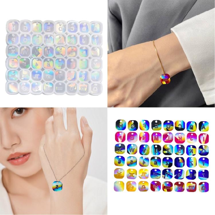 Light and Shadow Bracelet Epoxy Resin Decorative Mold Perforable Pendant Mold