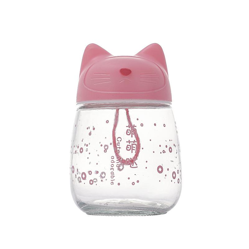 Cartoon Cute and Creative Animal Water Cup with High Appearance, Instagram Style Chubby Cup, Casual Cup, Student Girl Gift Water Cup