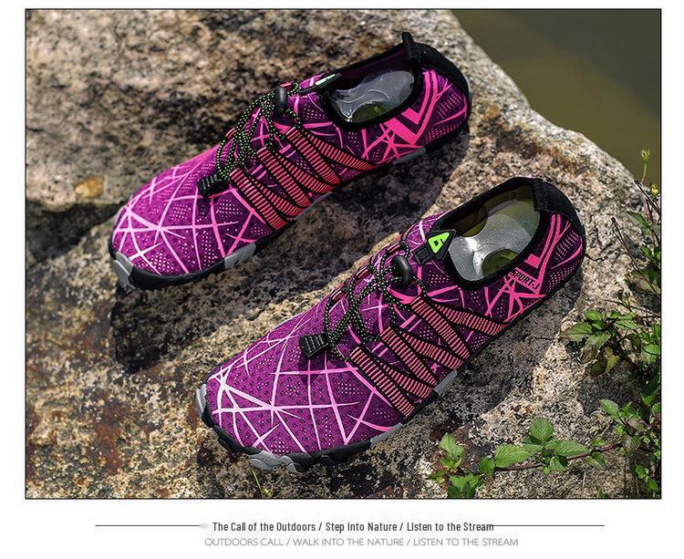 Cross-Border Lightweight Wading Shoes: Men's Comfortable Hiking & Trekking, Women's Breathable Soft-sole Beach Shoes, Large Sizes Available