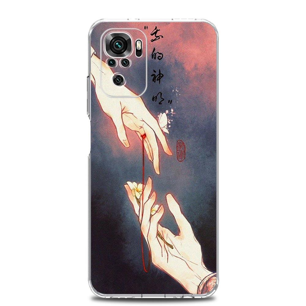 Phone Case For Xiaomi Redmi Note 14 13 12 4G 9S 9 10 11 Pro Plus 5G 14C 13C 12C 10C 9A Clear Cover Heaven Official's Blessing