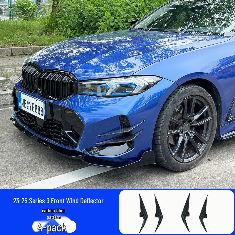 Front Lip & Bumper Kit for 20-25 BMW 3 Series - Black MP