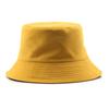 Female Spring and Autumn Personality Double-sided Light Plate Solid Color Bucket Hat Outdoor Sunscreen Sunshade Sun Hat Basin Hat