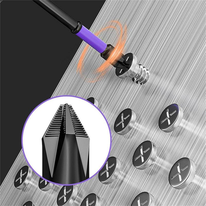 Magnetic Impact Phillips Bit Anti-Slip Long Screwdriver Bit Set D1 Impact Driver Bit Set Strong Magnetic Long Drill Bits Set