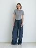 Moi Fair Layered Skirt Pants / Charcoal