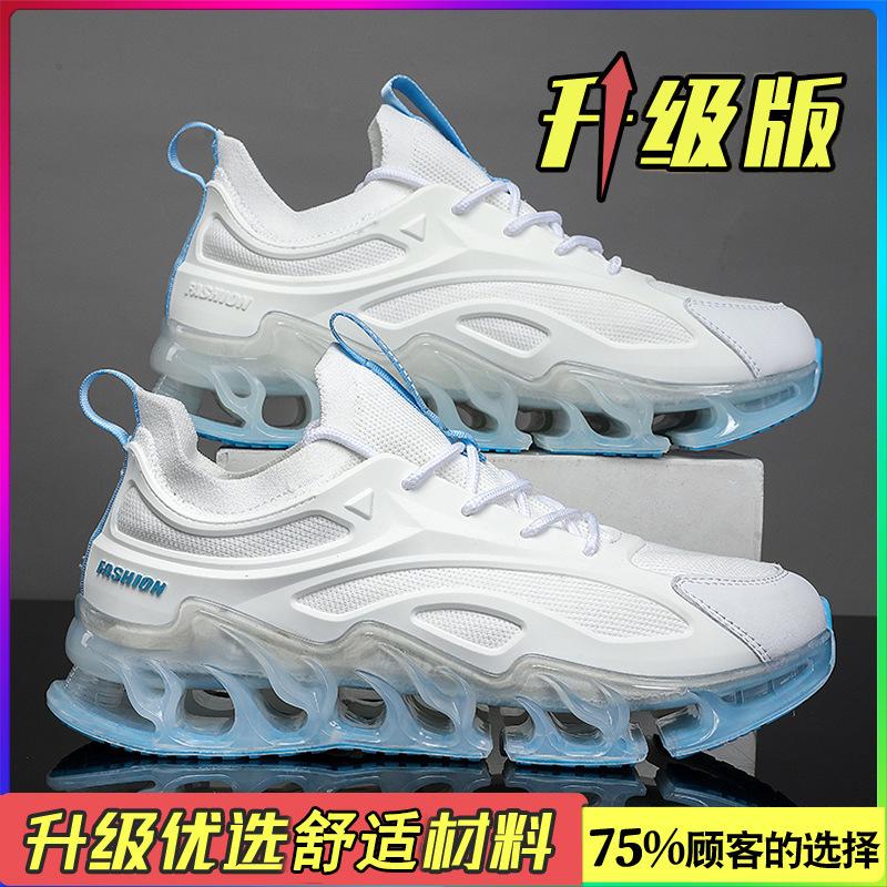 2025 blade men's shoes autumn 2025 new sports leisure running men's black large size heightening dad trendy shoes