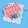 Fun DIY Number Cake Pop Candle Lollipop 0-9 Silicone Molds Set Great for All Occasions DIY Gifts