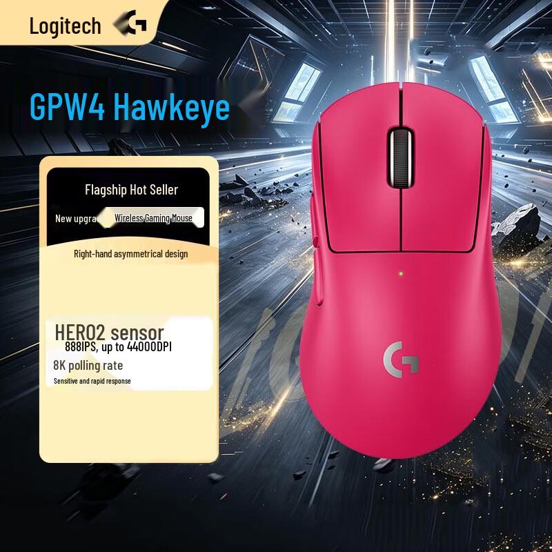 Logitech GPW4 Eagle Eye 60g Lightweight 8K Wireless Gaming Mouse