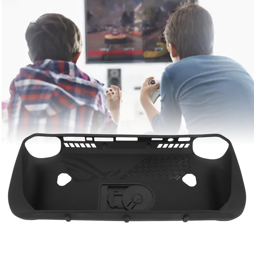 Protective Case for ROG Ally X 2024 TPU ABS Game Console Cover Shell with Back Stand Screen Protecto