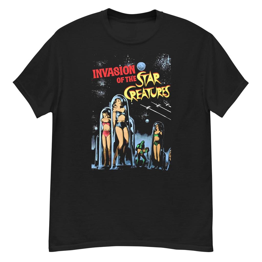 Invasion of the Star Creatures cult sci-fi film fan art t-shirt
