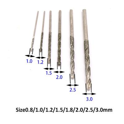 Diamond Coated Drill Bits for Glass and Metal High Speed Drilling 10Pcs
