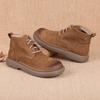 2025 Men's Wide Toe Retro Suede Leather Casual Shoes - Soft, Breathable & Timeless