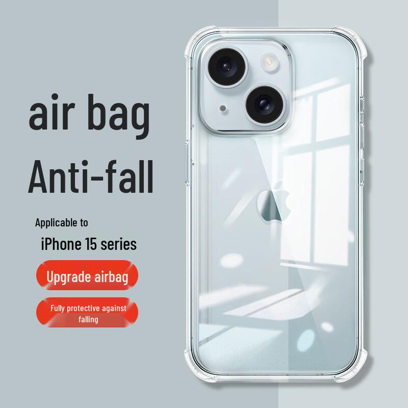 

Yuco Clear Airbag Anti-Drop Case for iPhone 15 Series iPhone 15