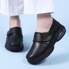 Women's Black Air Cushion Non-Slip Summer Nurse Shoes - Comfortable, Breathable, Soft, Thick Sole for Casual Medical Work