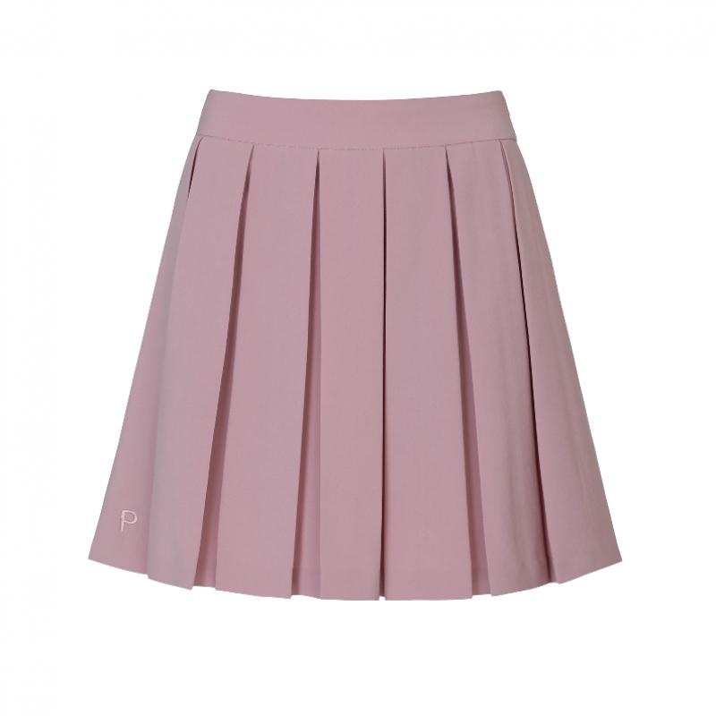 Playboo Airy Inverted Pleats Skirt W Inner Pants