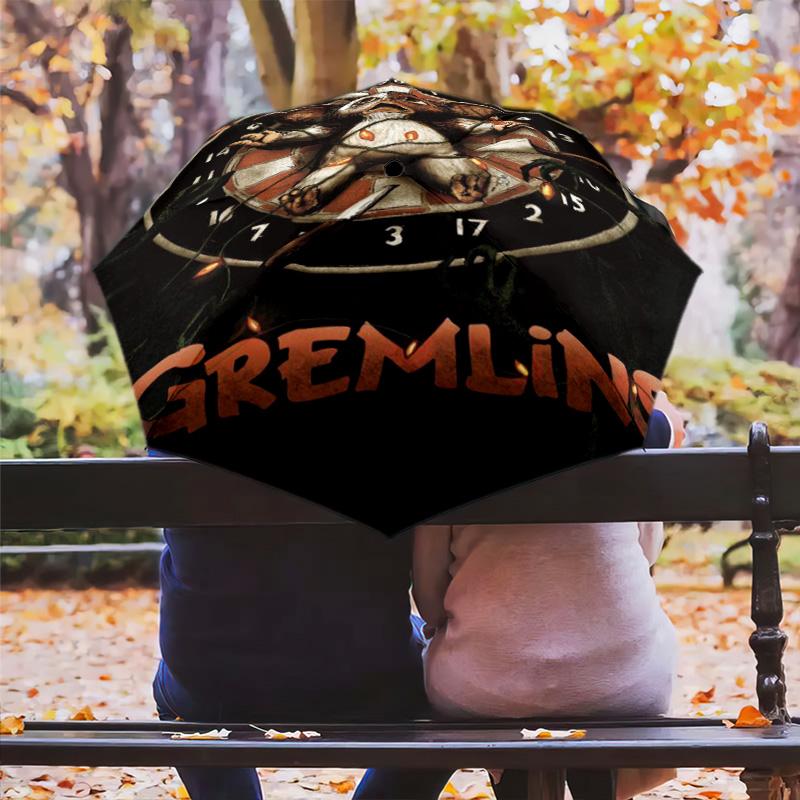Nightmare Forest: Gremlin Shadows Folding umbrella travel Suitable for all seasons Three folds Umbrella light