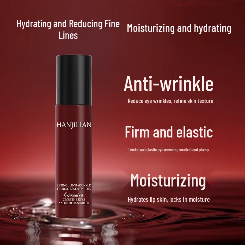 Koreanisches Han Ji Lian Augenöl mit Kollagen & pflanzlichem Retinol - Anti-Falten-Essenz zur Glättung feiner Linien