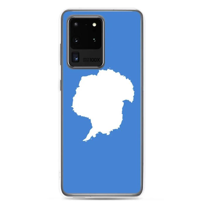 Coque Téléphone – Samsung – Galaxy S20 – Drapeau Antarctique – Souple – Multicolore