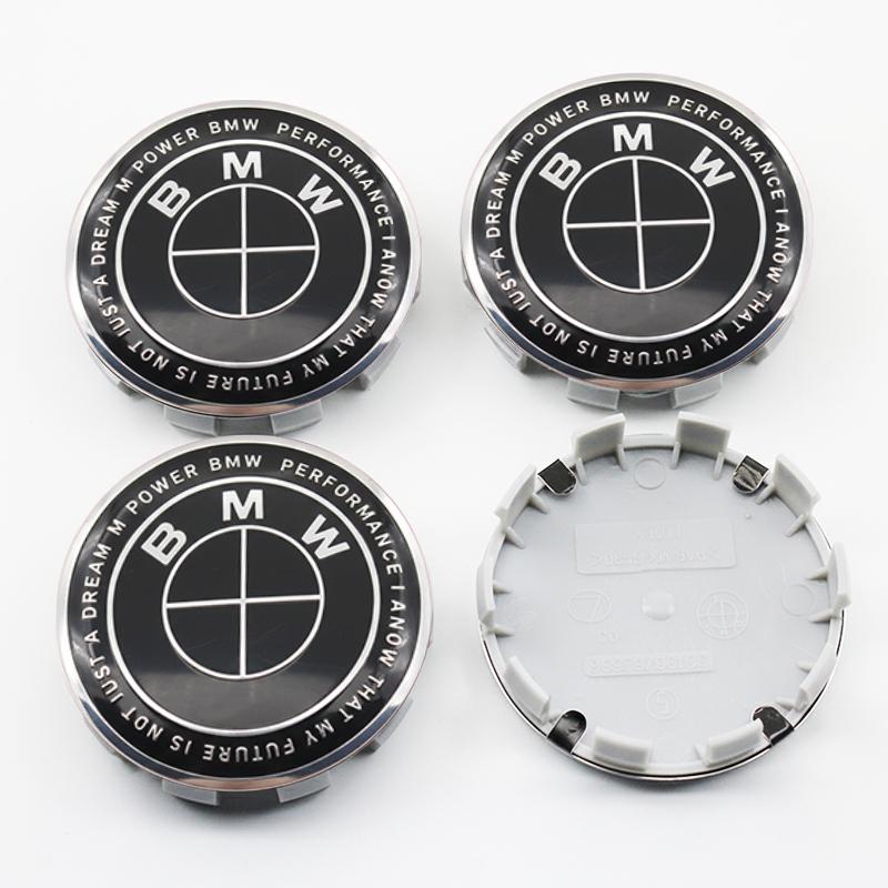 ABZ1 1/4/7Pcs Car Wheel Hub Center Cover Steering Wheel Center Sticker Auto Front Hood Trunk Logo For BMW M Logo X6 G01 E84 X1 X3 X2